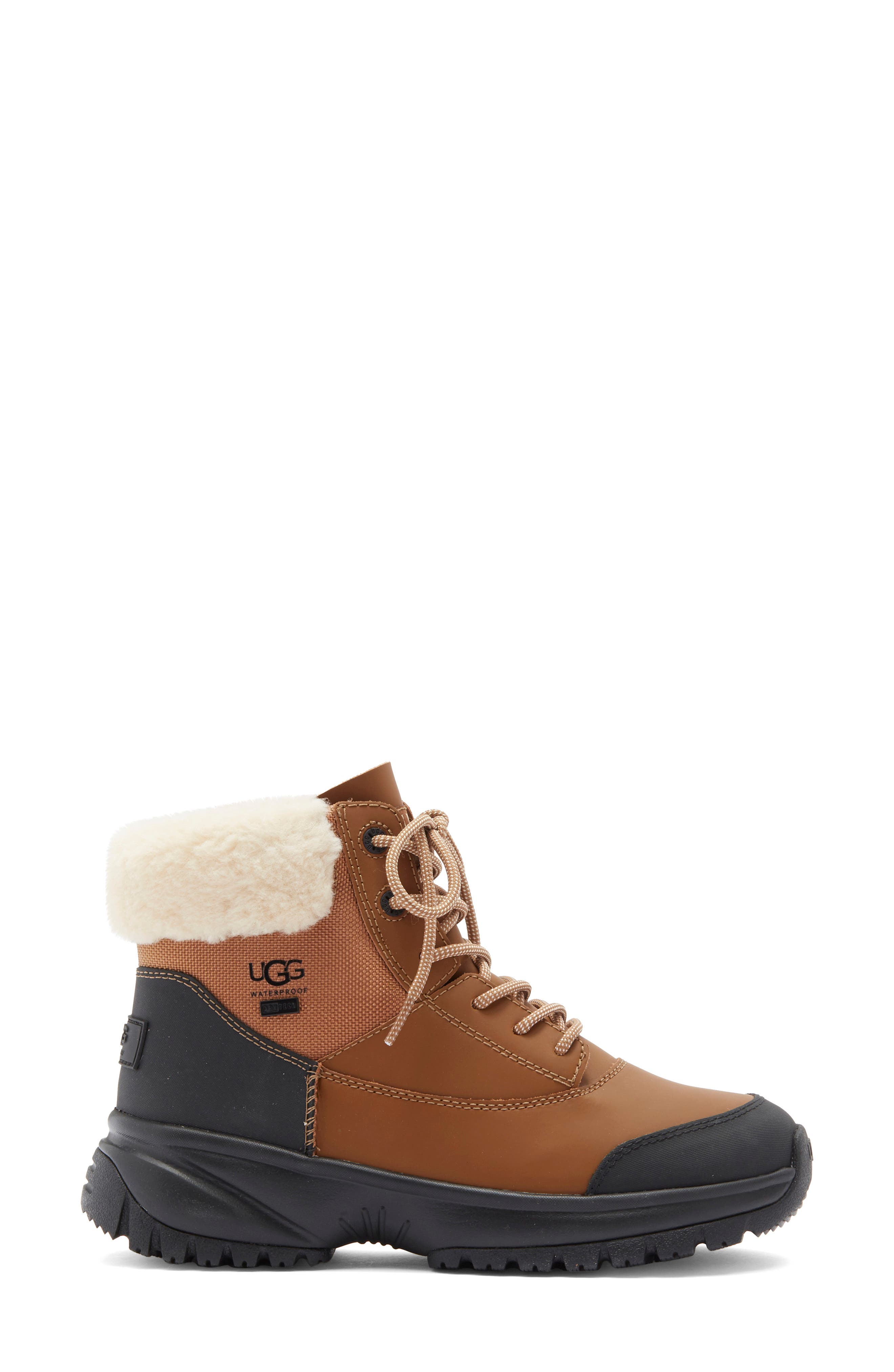 UGG<sup>®</sup> Yose Fluff V2 Boot, Alternate, color, Chestnut