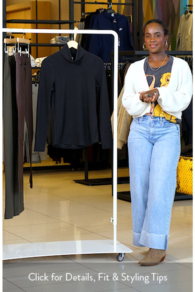 Cozy Rib Mock Neck Top video