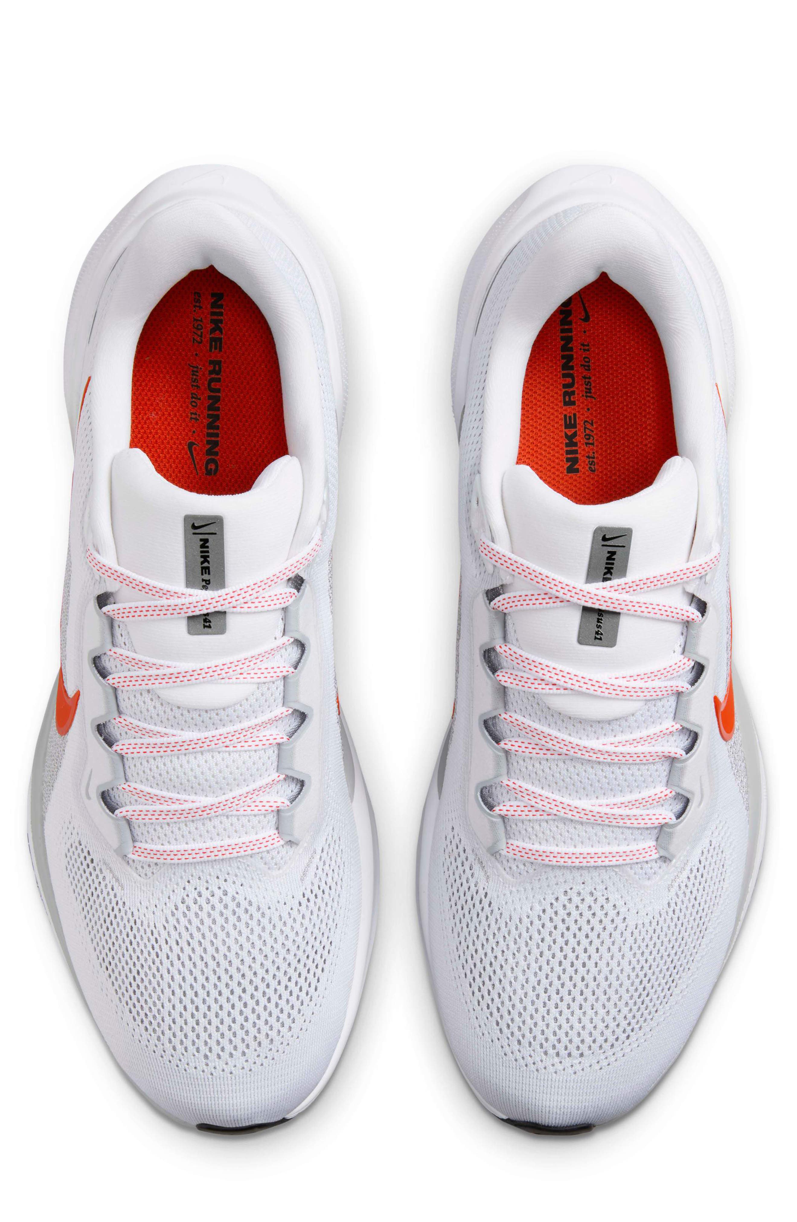 Nike Air Zoom Pegasus 41 Running Shoe, Alternate, color, 108 White/Wolf Grey