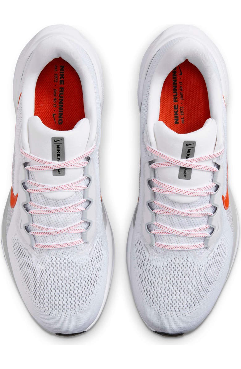 Nike Air Zoom Pegasus 41 Running Shoe, Alternate, color, 108 White/Wolf Grey