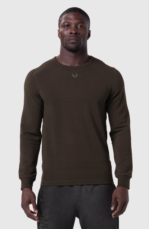 Waffle Knit Long Sleeve