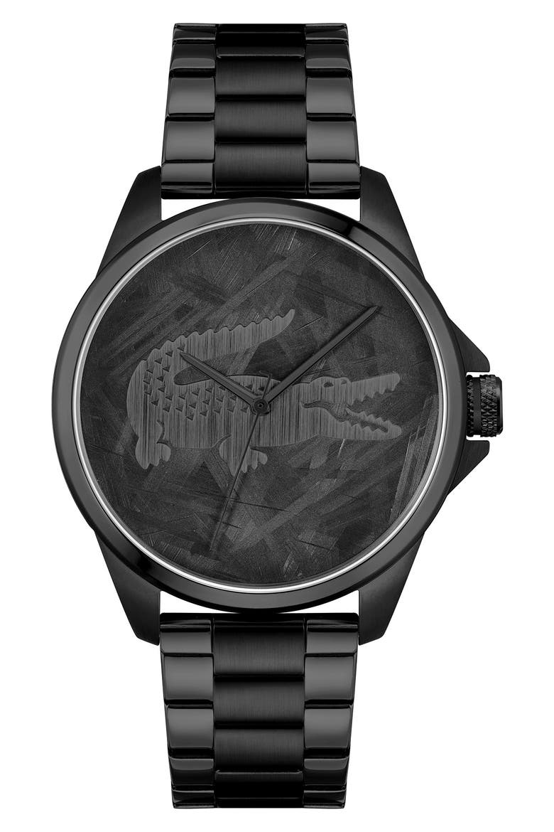 Le Croc Bracelet Watch, 43mm, Main, color, BLACK