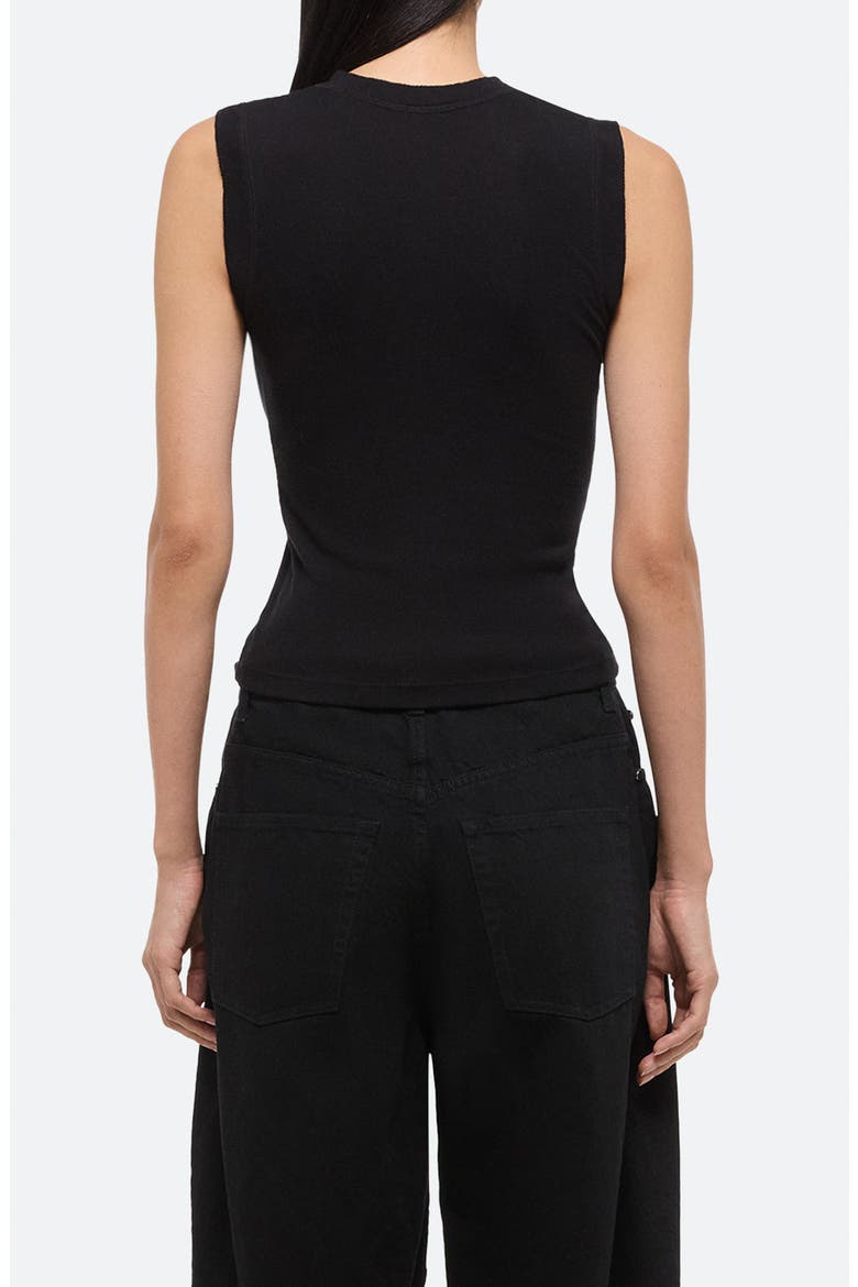 Muscle Cotton & Modal Baby Tank, Alternate, color, BLACK