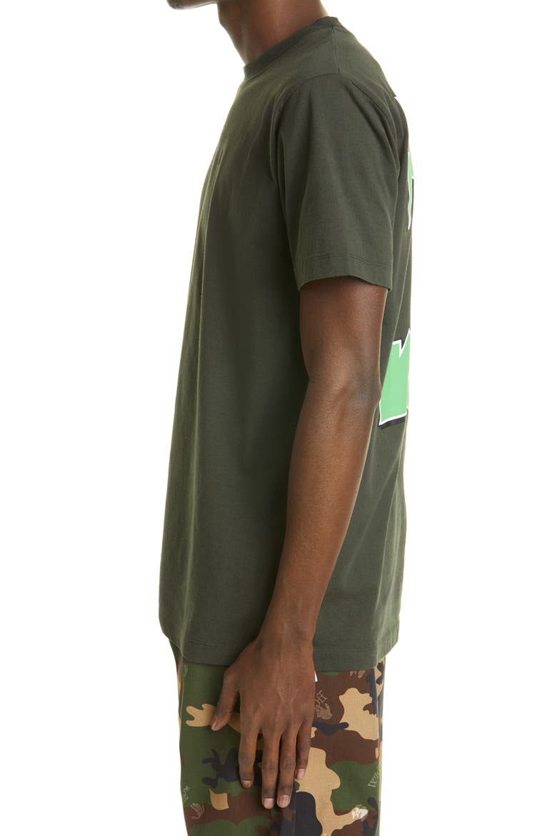 Bolt Arrow Slim Graphic Tee, Alternate, color, ROSIN GREEN