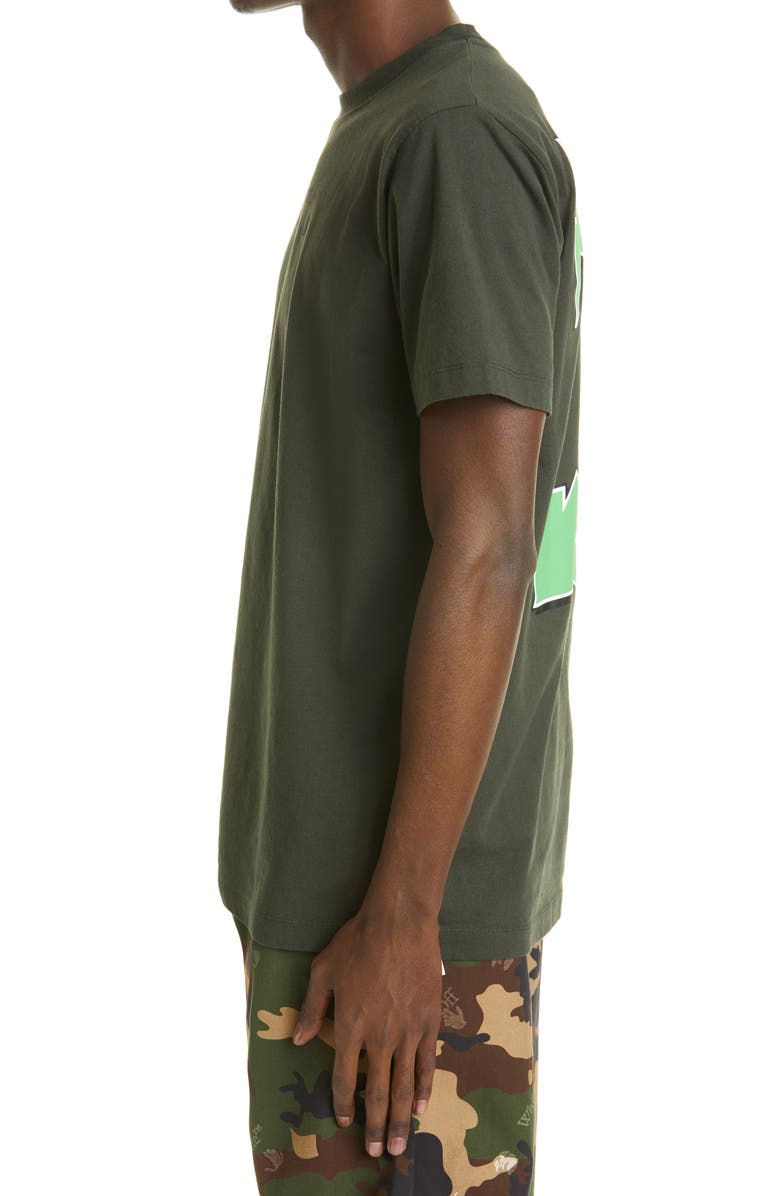 Off-White Bolt Arrow Slim Graphic Tee, Alternate, color,