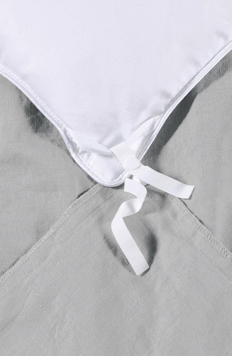 Sijo French Linen Duvet Cover, Alternate, color, Dove