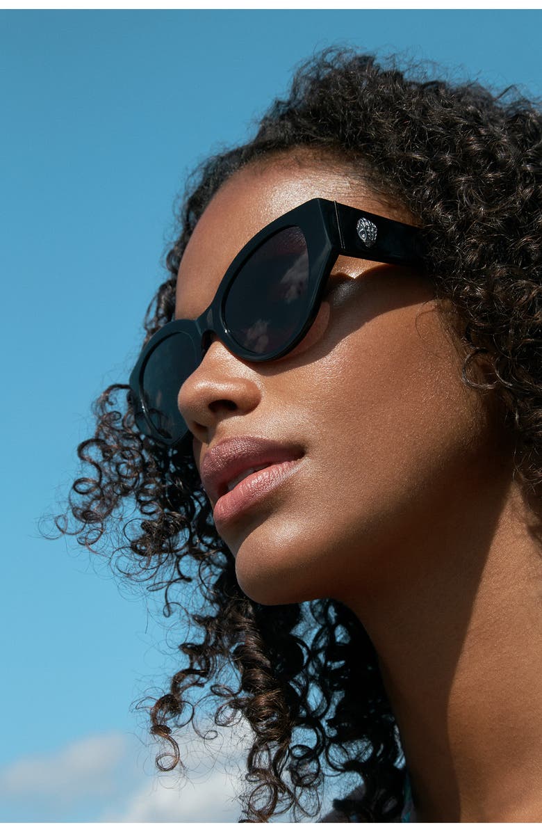 Kurt Geiger London Shoreditch 53mm Gradient Round Sunglasses, Alternate, color, 