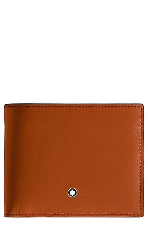 Montblanc Meisterstück Leather Bifold Wallet in Rust 