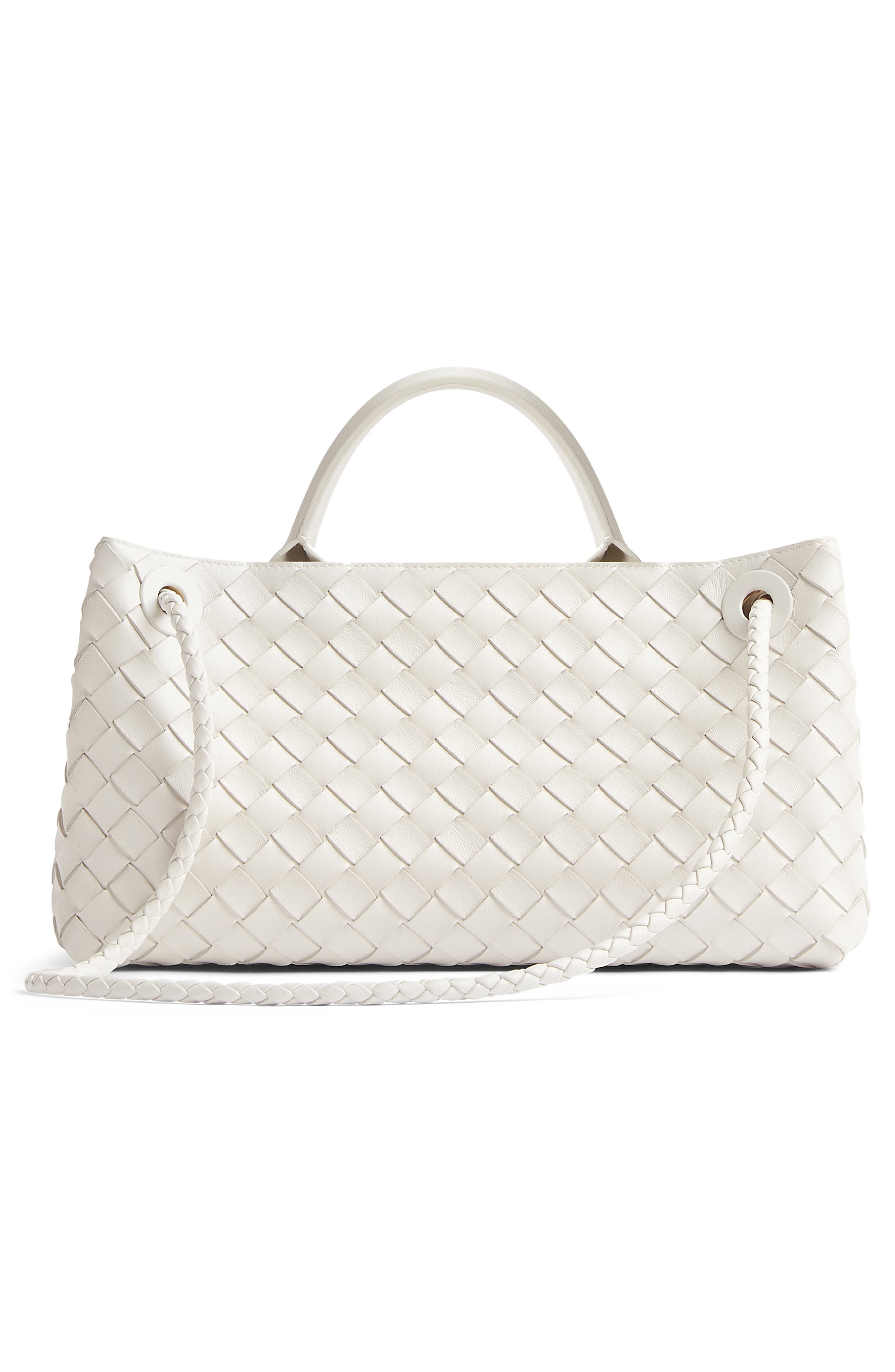 Bottega Veneta Small Andiamo East/West Leather Shoulder Bag, Alternate, color, 