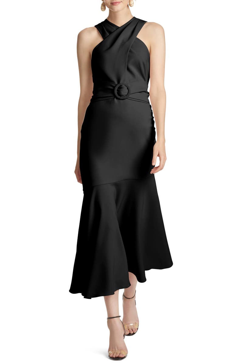 Sachin & Babi Naomi Cross Neck Dress, Main, color, 