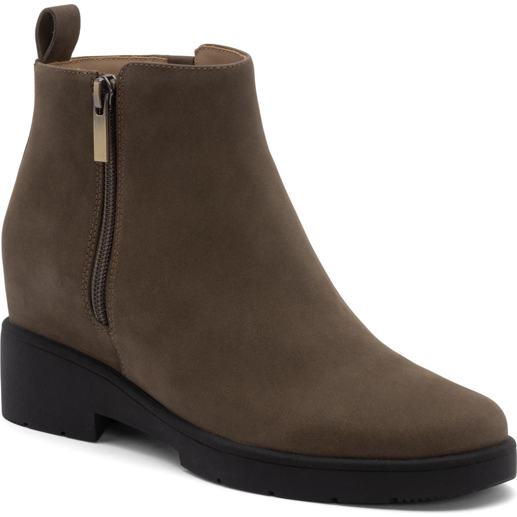 Abeo Horizon Zip Boot In Olive - Regular