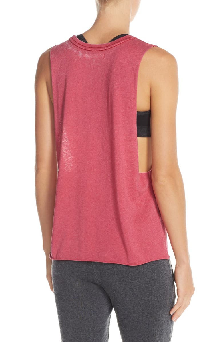 Spiritual Gangster 'Good Vibes' Muscle Tank, Alternate, color, 