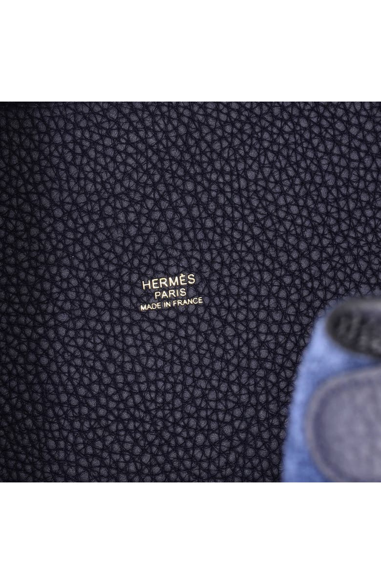 Pre-Owned Hermes Picotin Lock Bag Clemence PM, Alternate, color, Bleu Nuit