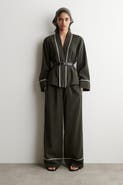 COS Contrast-piped Straight-leg Trousers