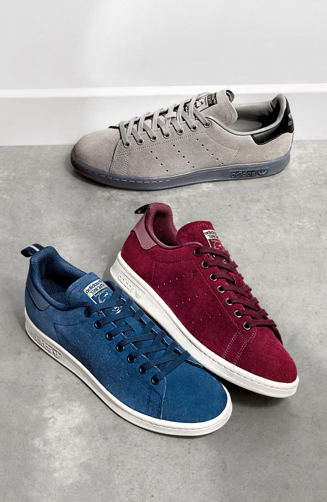 'Stan Smith' Sneaker, Alternate, color, SOLID GREY