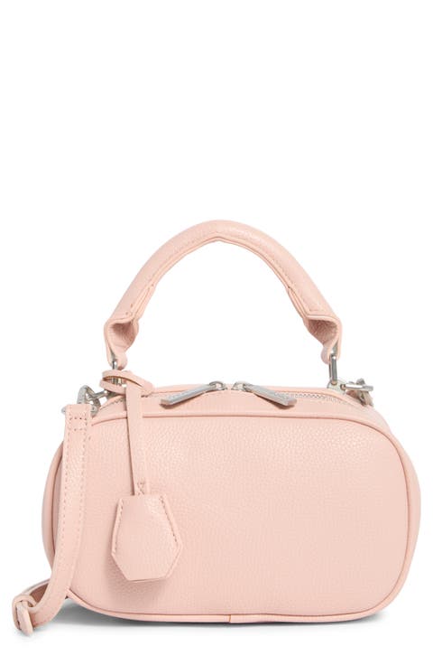 Mini Top Handle Zip Crossbody Bag