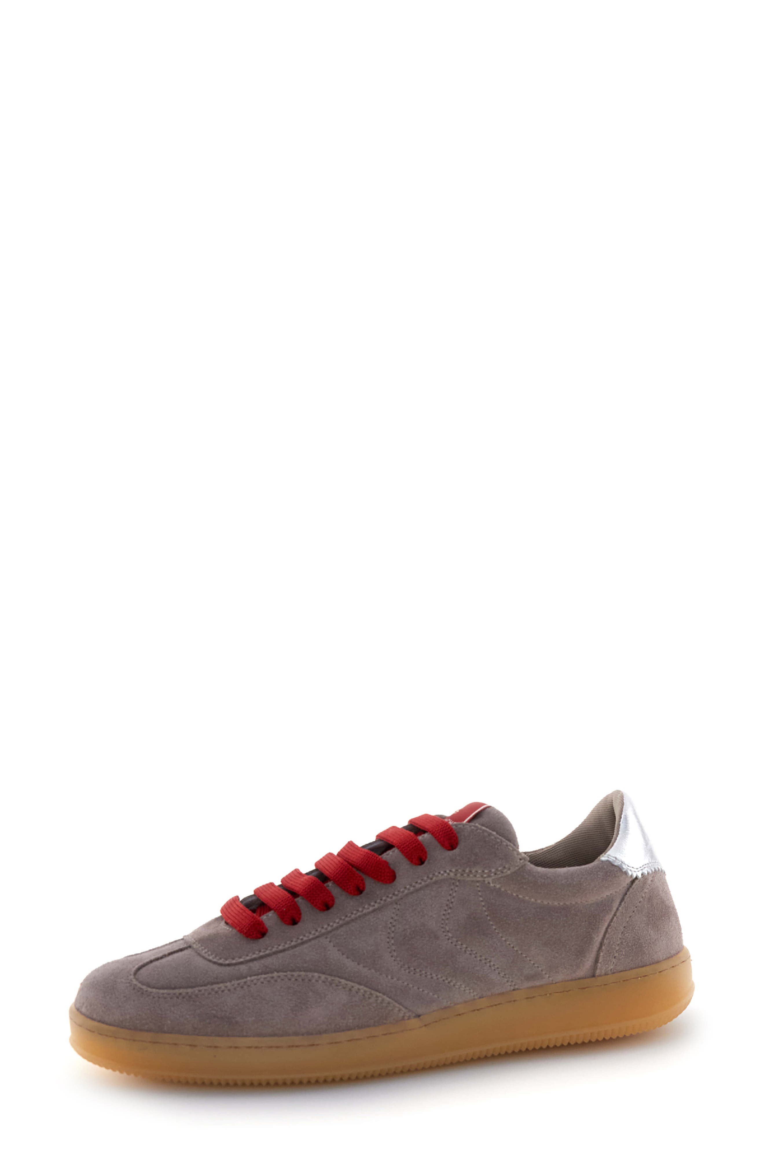Olivia Court Sneaker, Main, color, GREY/ PINK