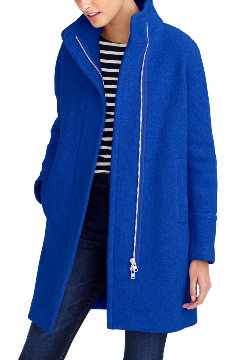 J.Crew Stadium Cloth Cocoon Coat, Main, color,
