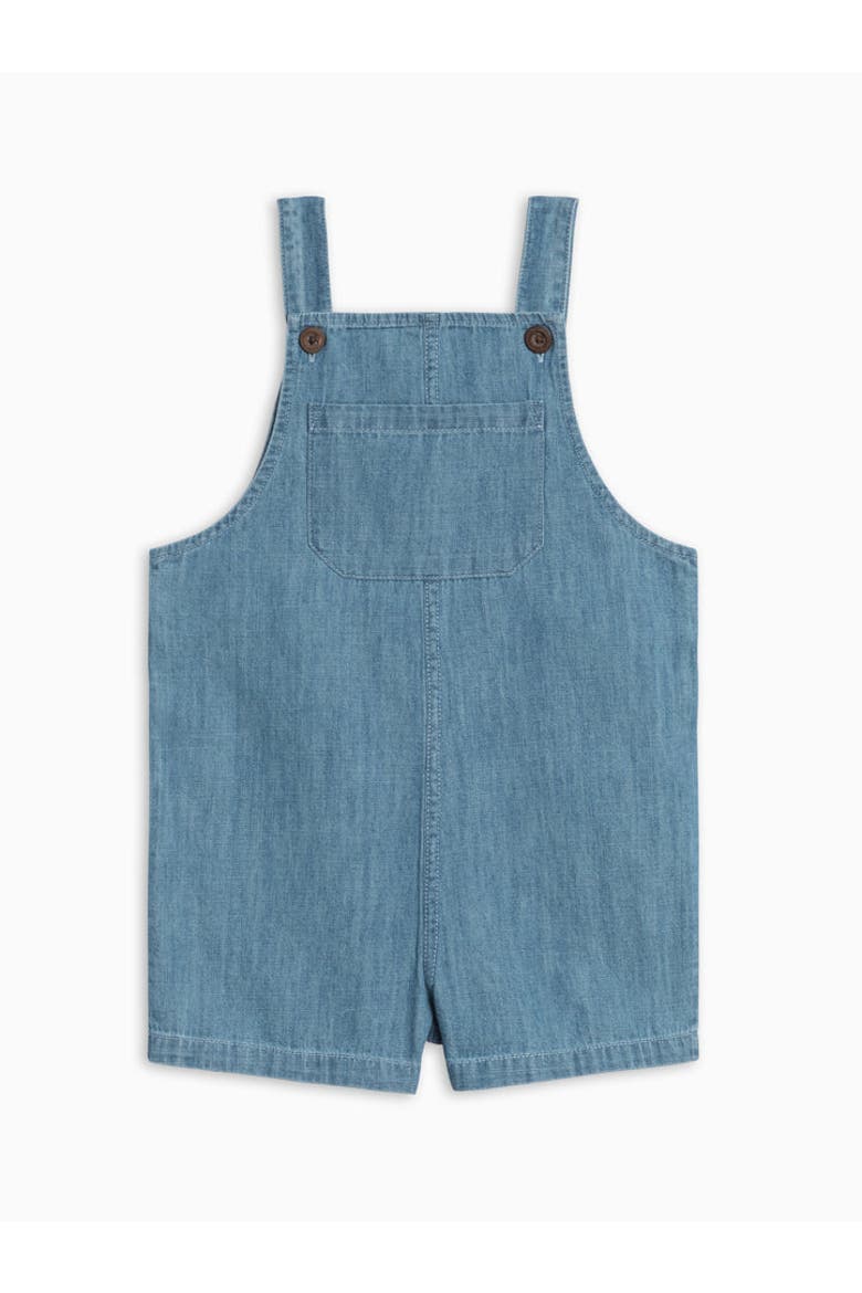 Organic Zack Chambray Overall Short, Alternate, color, Chambray