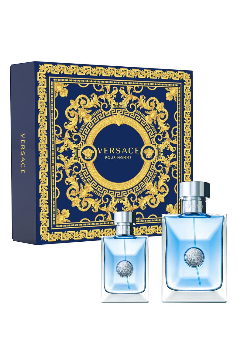Versace Pour Homme Eau de Toilette 2-Piece Gift Set $152 Value, Main, color, 
