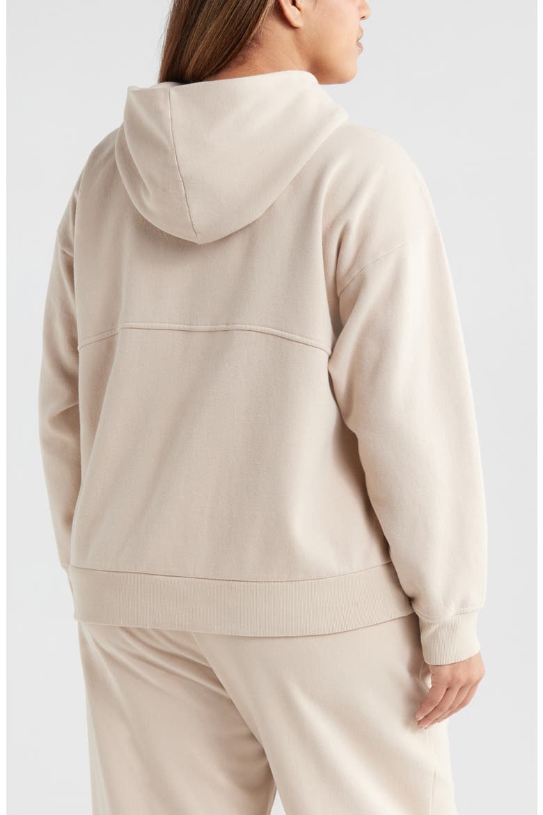 Ultra Cozy Fleece Hoodie, Alternate, color, TAN OXFORD