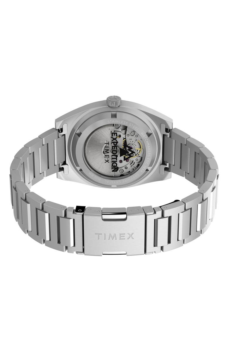 Timex<sup>®</sup> Expedition<sup>®</sup> Capstone Automatic Bracelet Watch, 39mm, Alternate, color, Black