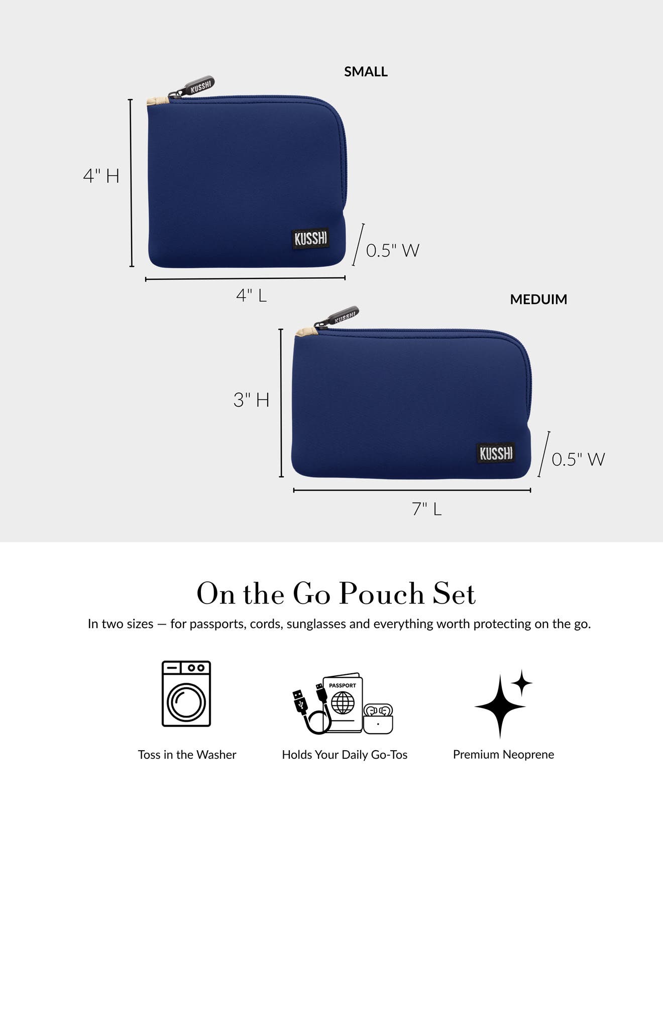 On the Go Pouch Set, Alternate, color, Leopard/Red