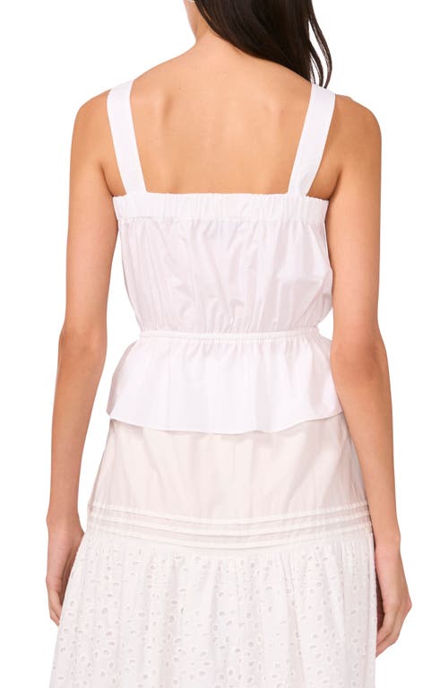 1.state Pintuck Pleat Sleeveless Peplum Top