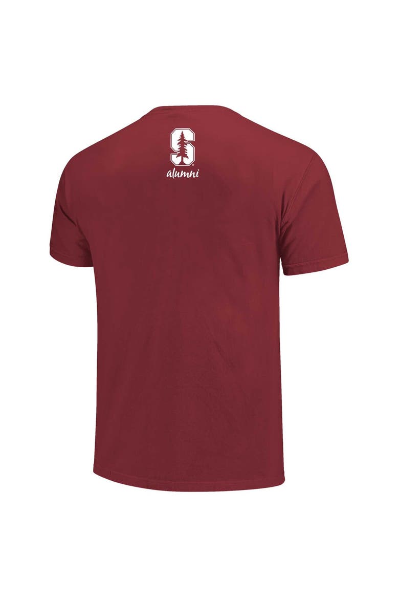 Men's Cardinal Stanford Cardinal Alumni Nerd Nation Comfort Color T-Shirt, Alternate, color, Cardinal