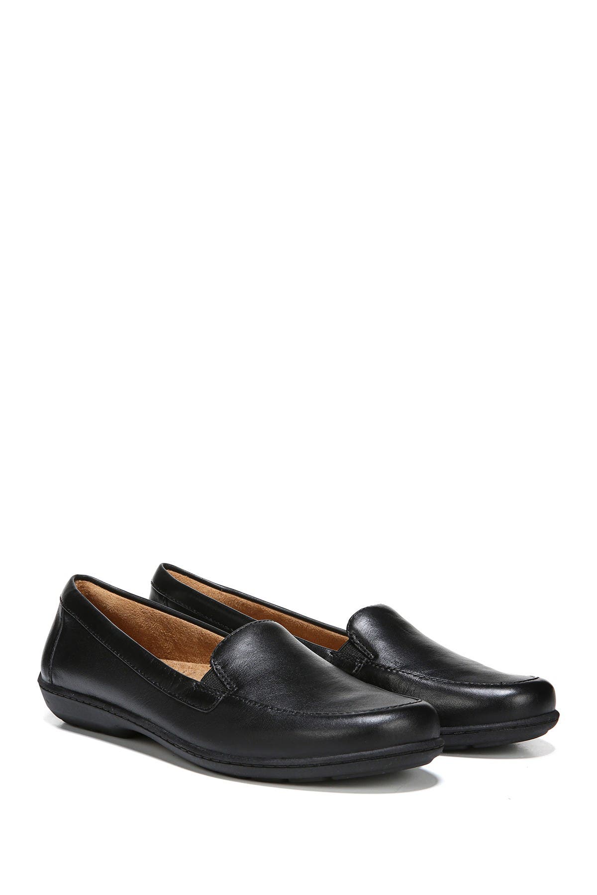 SOUL NATURALIZER Kacy Leather Slip-On Loafer - Wide Width Available, Alternate, color, Black Leather