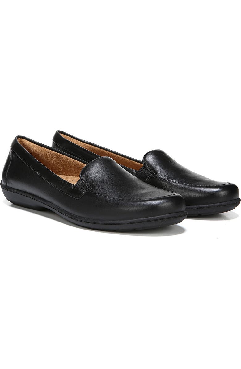 SOUL NATURALIZER Kacy Leather Slip-On Loafer - Wide Width Available, Alternate, color, Black Leather