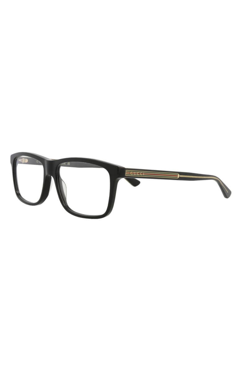 Gucci 57mm Rectangle Optical Frames, Alternate, color,