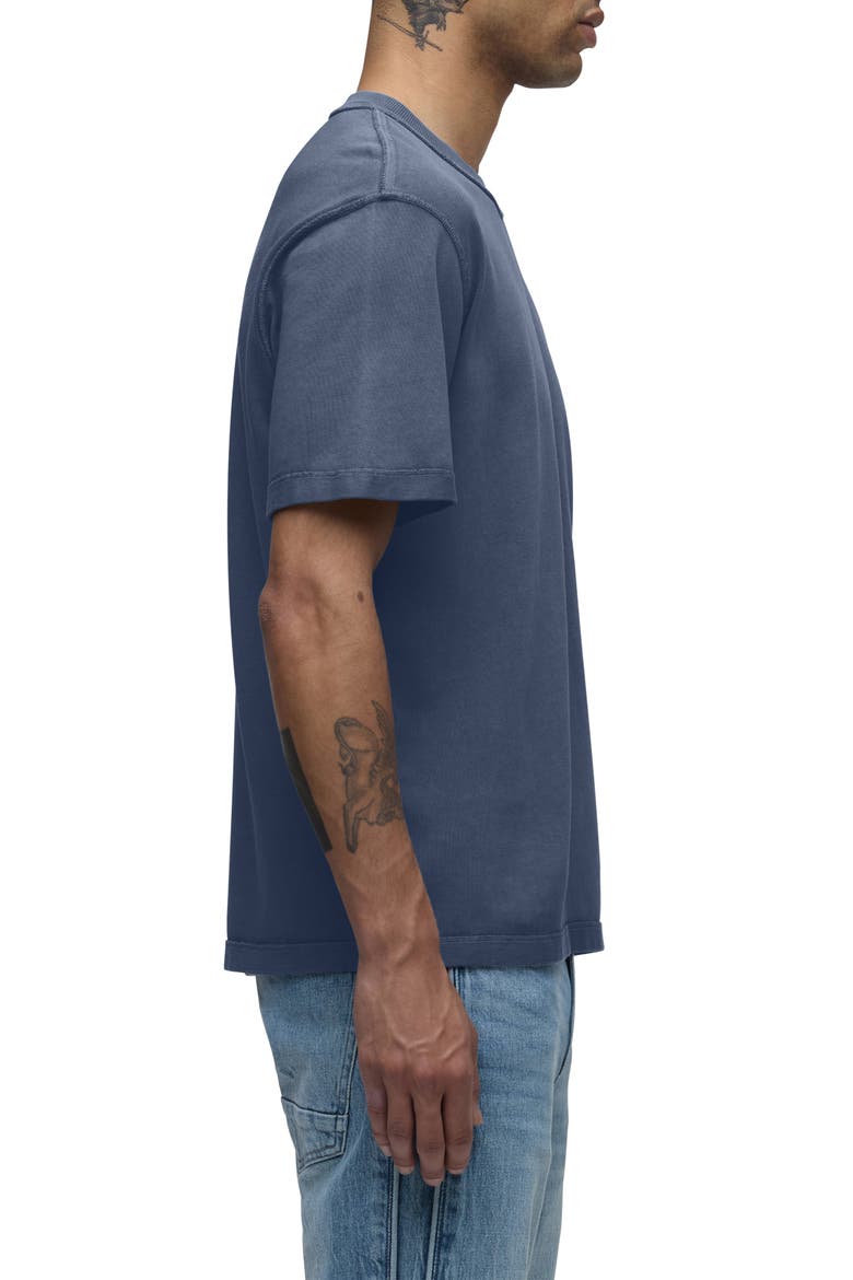 Heavyweight Cotton T-Shirt, Alternate, color, BALTIC