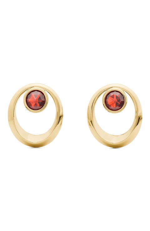 Bold Brilliance Goldtone Cubic Zirconia Drop Earrings