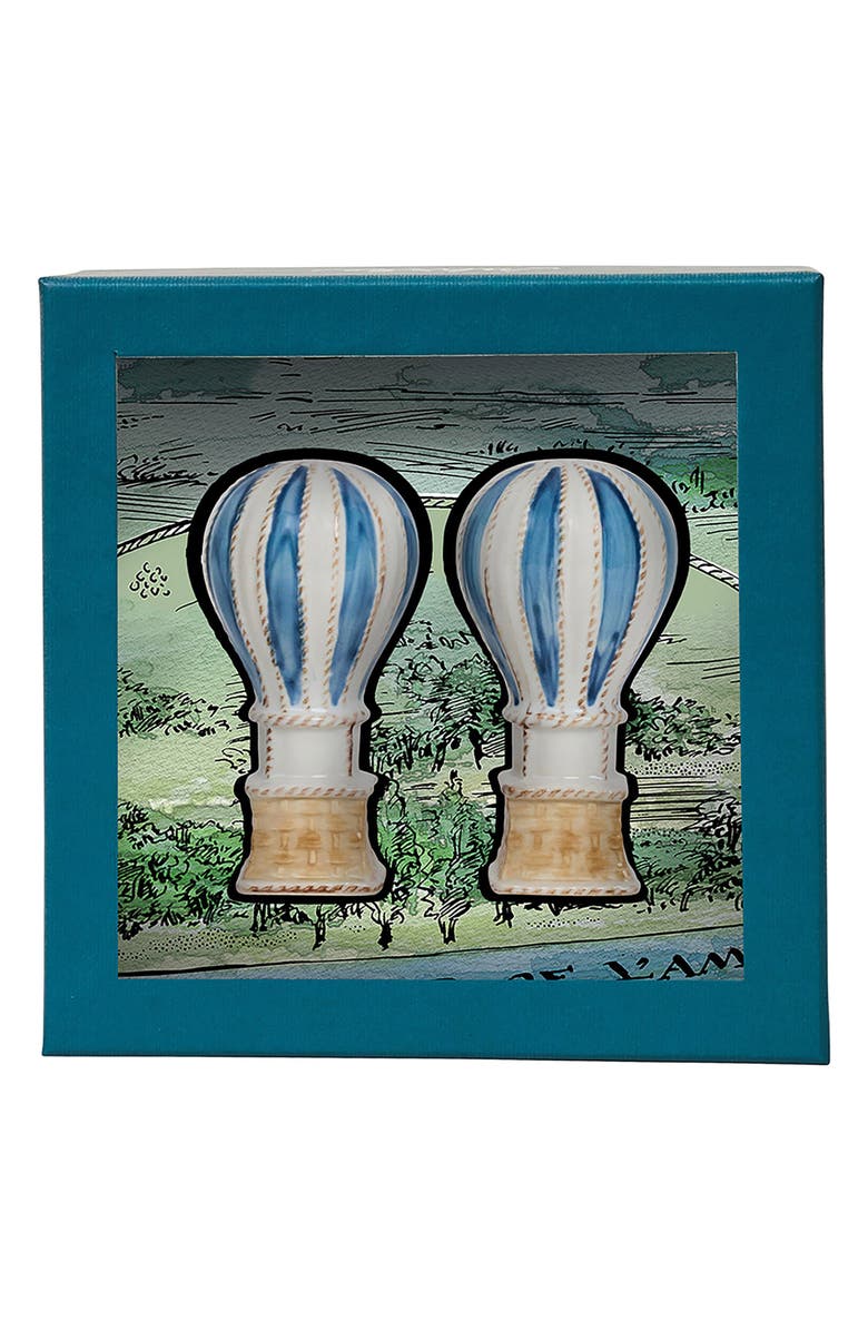 Juliska L'Amour Toujours Hot Air Balloon Salt & Pepper Shakers, Alternate, color, Chambray