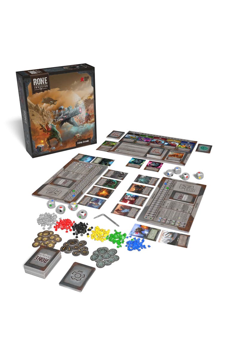 Bonjour Games Rone, Invasion Deck Building & Dice Crafting Board Game, Alternate, color, 