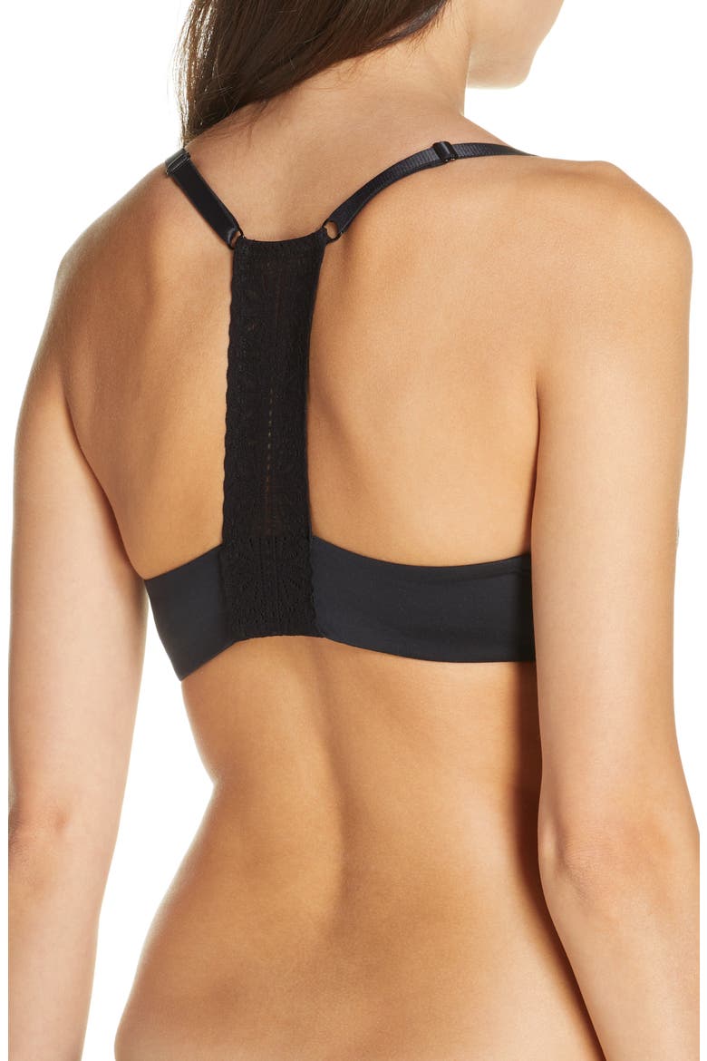 Future Foundations Front Close Racerback Bra, Alternate, color, NIGHT