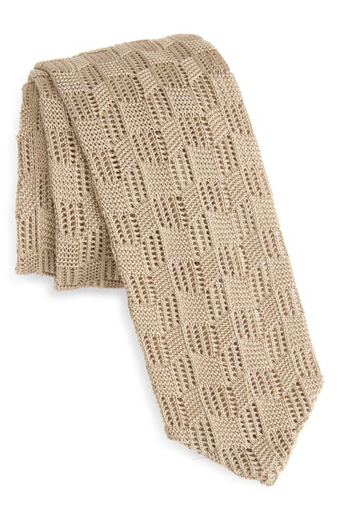 Cotton Knit Tie