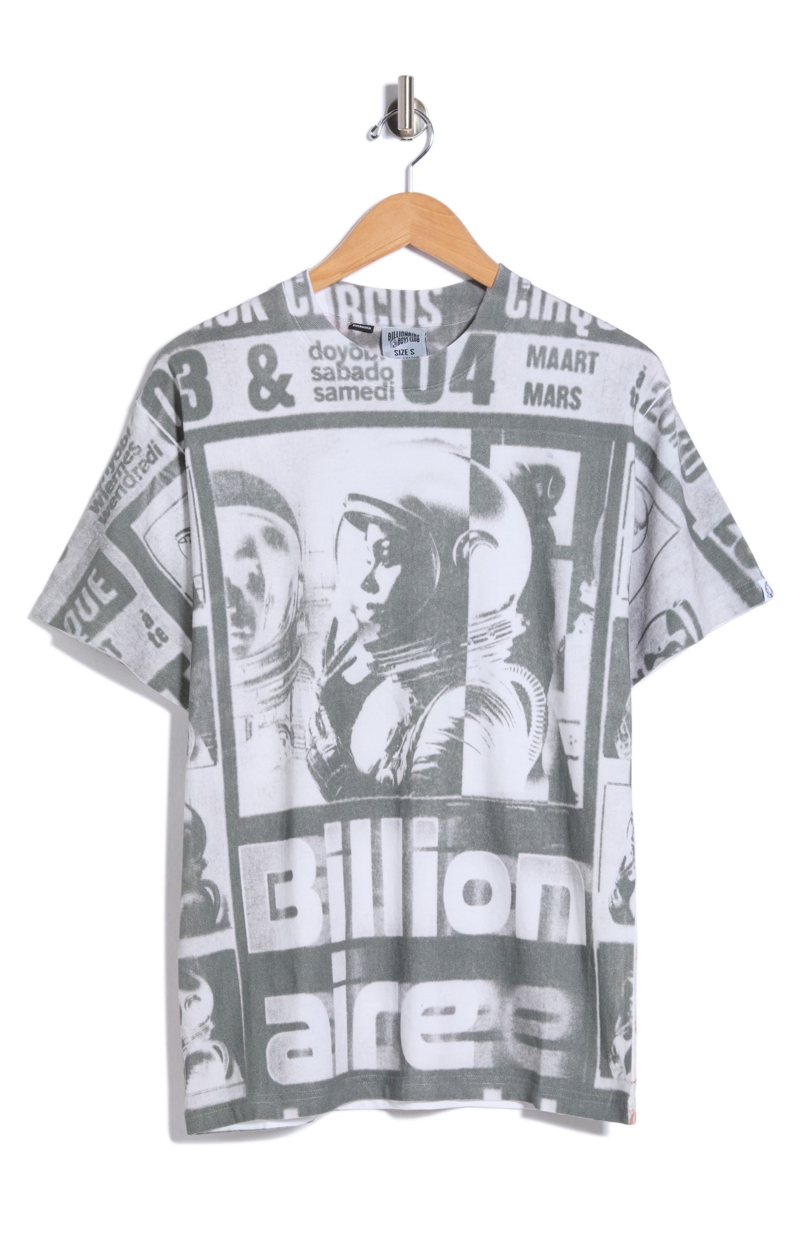 BB News Oversize Cotton Graphic T-Shirt