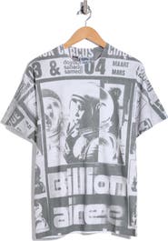 Billionaire Boys Club BB News Oversize Cotton Graphic T-Shirt