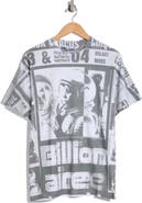 Billionaire Boys Club BB News Oversize Cotton Graphic T-Shirt