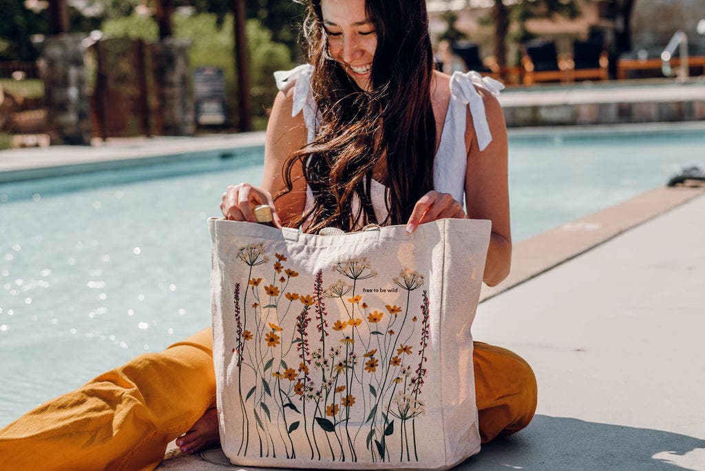 The Tote Project Free to Be Wild | Tote, Alternate, color, Natural