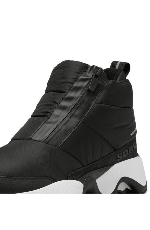 Sorel Kinetic Impact Waterproof Zip Bootie In Black