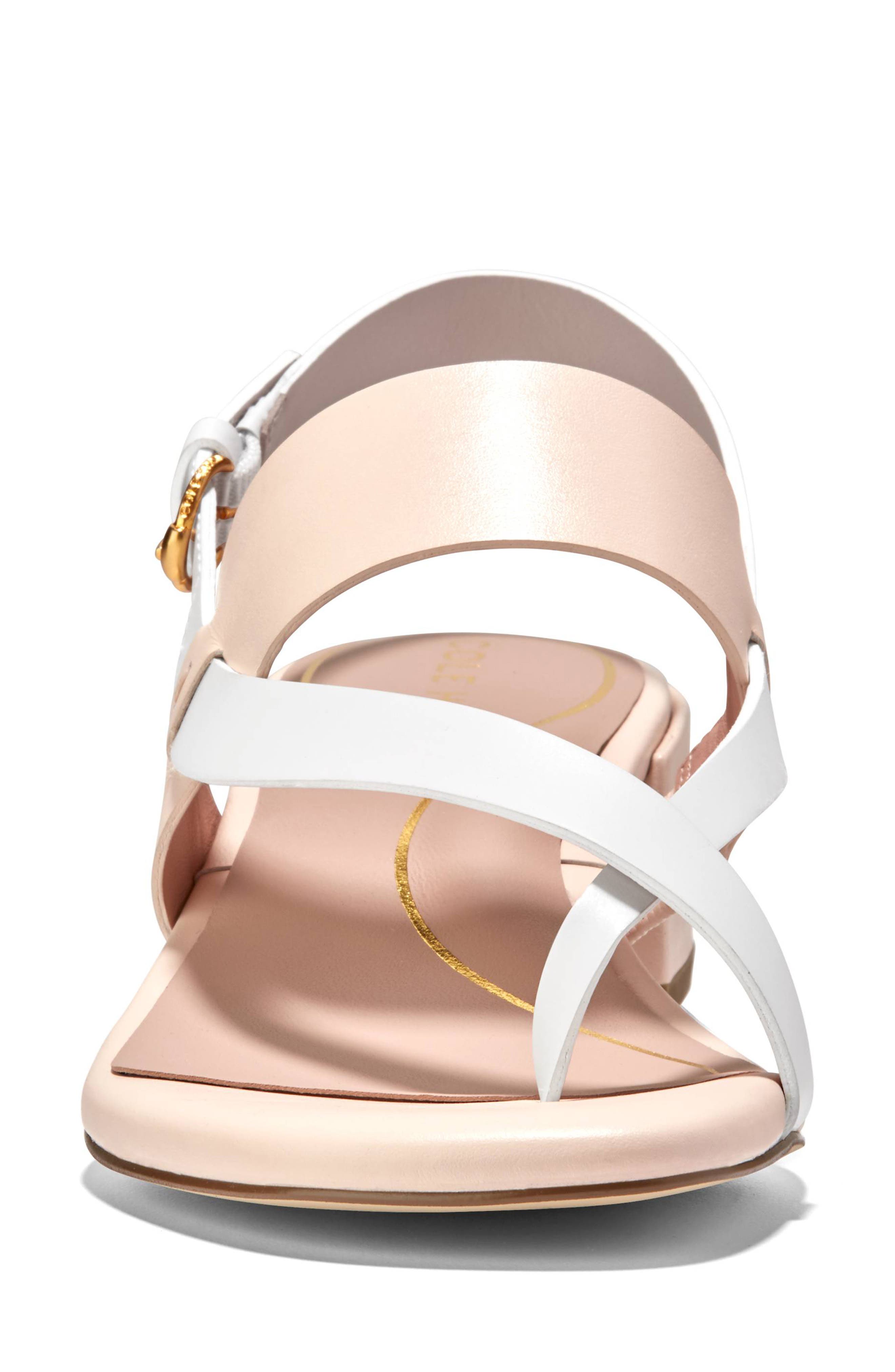 Anica Lux Slingback Sandal, Alternate, color, SANDOLLAR/ WHITE
