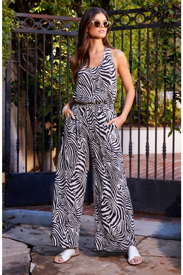 Twist Back Tank, Alternate, color, ZEBRA