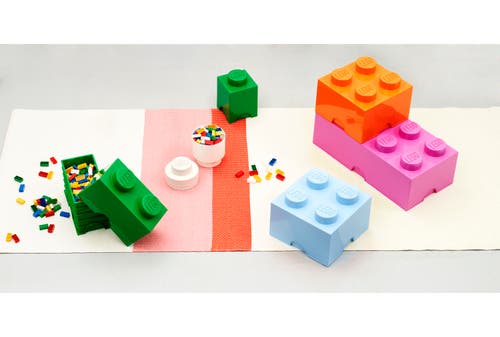 Lego ®  Storage Brick 2, Bright Red In Red