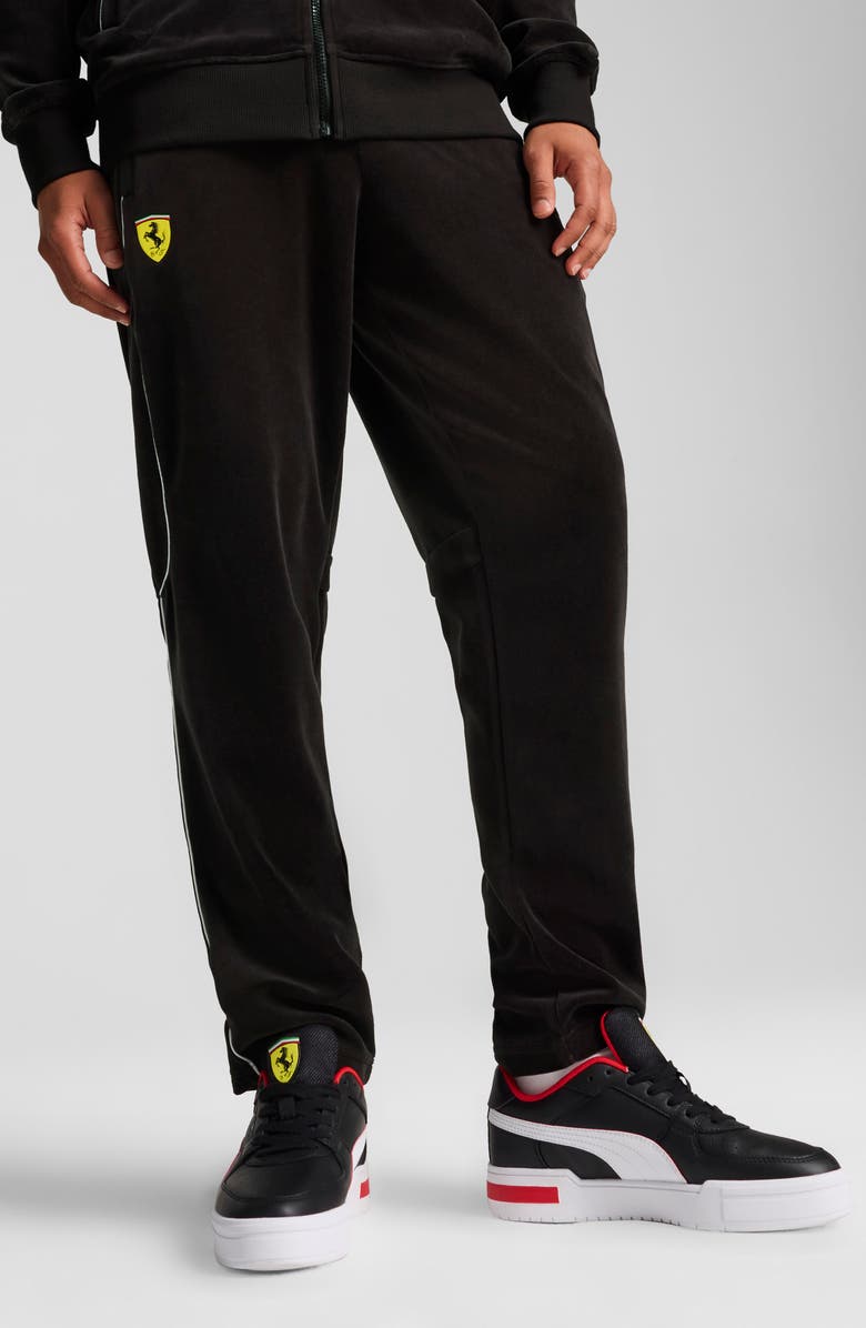 PUMA x Scuderia Ferrari Race MT7 Track Pants, Main, color, Puma Black
