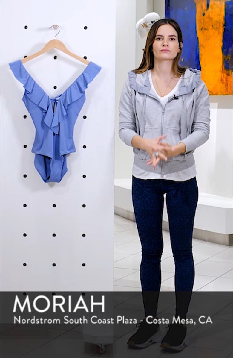 Socialite Ruffle One-Piece Swimsuit, sales video thumbnail