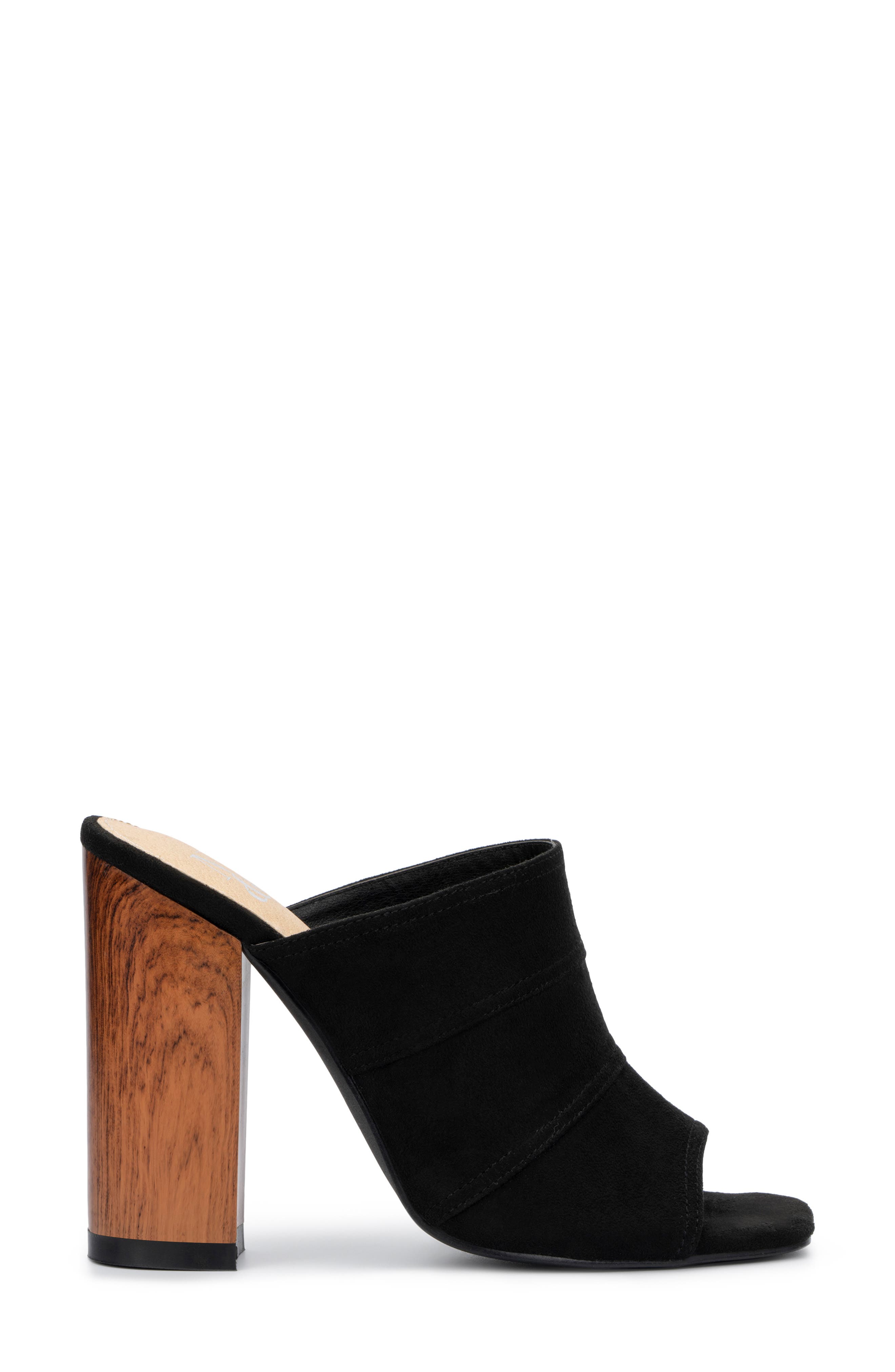 NEW YORK AND COMPANY Lacinda Block Heel Sandal, Alternate, color, Black