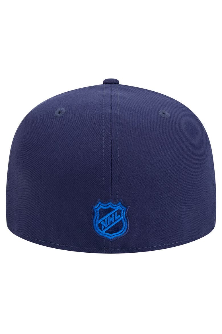 Men's New Era Navy Winnipeg Jets Core 59FIFTY Fitted Hat, Alternate, color, Navy
